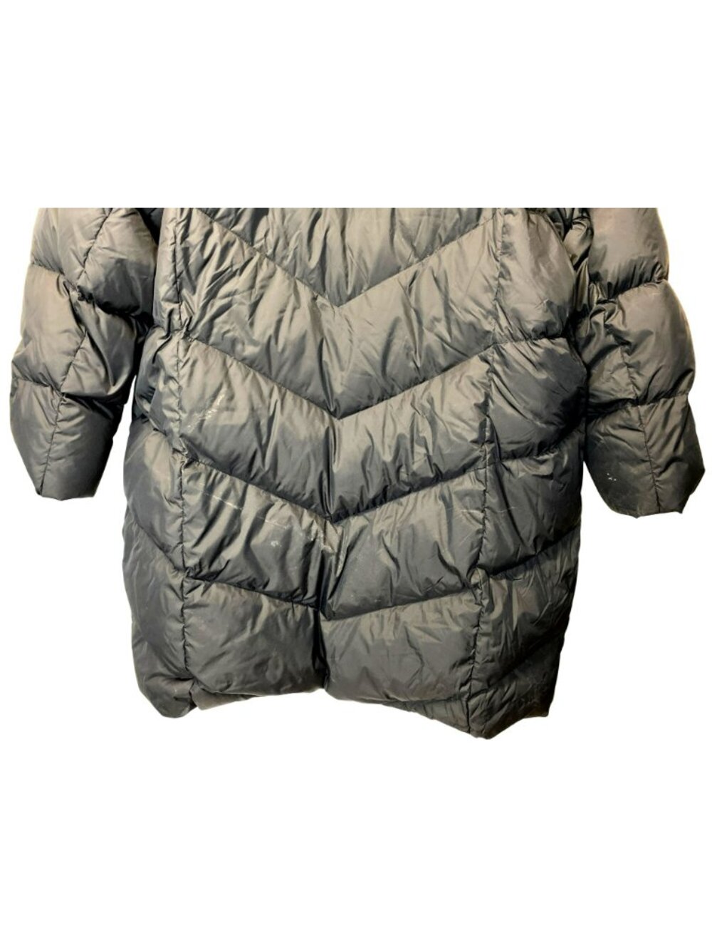 Lands End Black Goosedown Down Quilted Puffer Coat Parka Long Womens 3x 24-26 - Picture 9 of 11